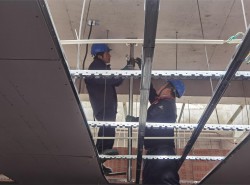 寶石花醫(yī)院遠(yuǎn)程診療中心項(xiàng)目施工現(xiàn)場(chǎng)